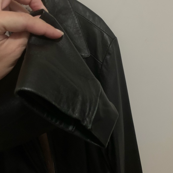 VINTAGE WILSON’S LEATHER PELLE STUDIO THINSULATE MEN’S TRENCH. XL. EUC - Picture 5 of 16